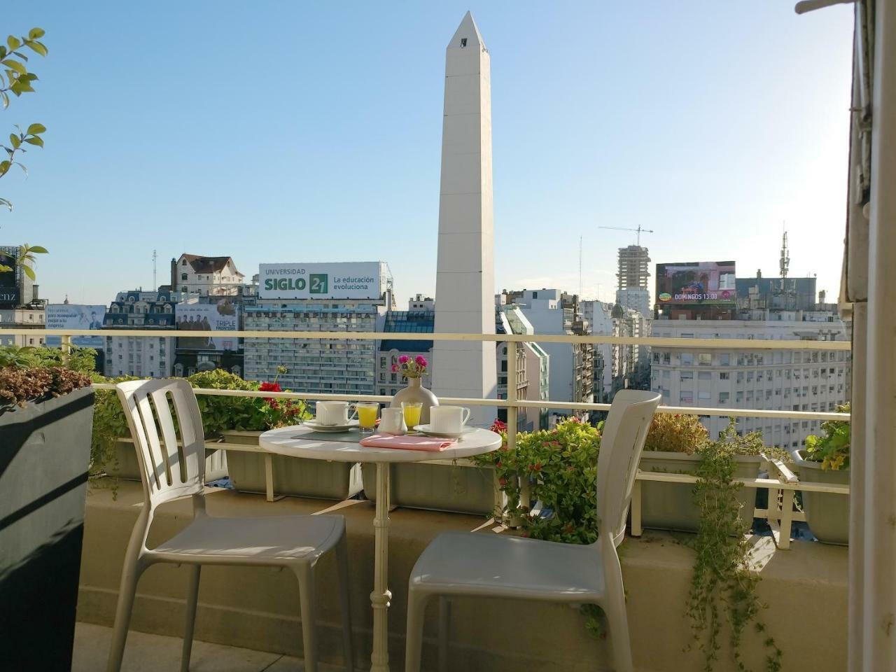 Penthouse Frente Al Obelisco Con Terraza Apartment Buenos Aires Exterior foto